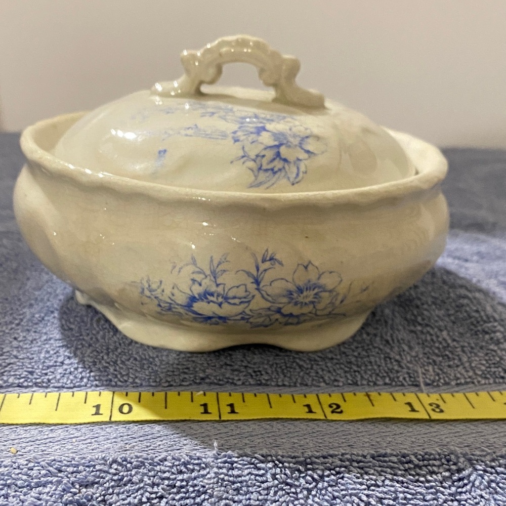 Vintage Ceramic Dish with Lid